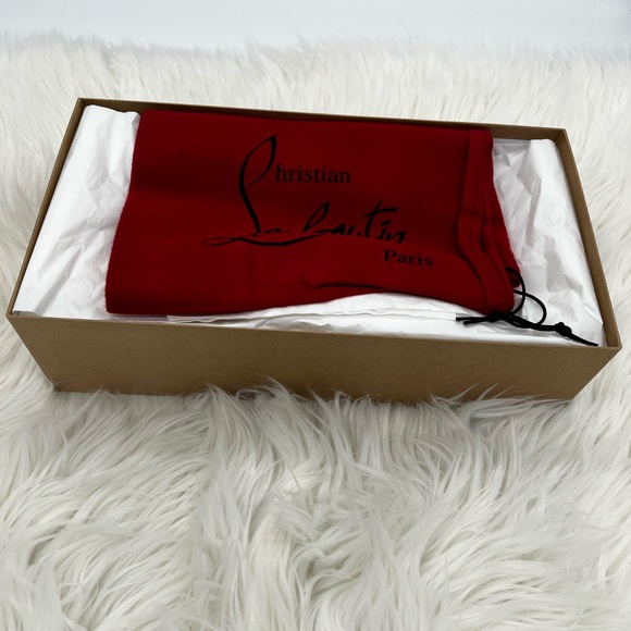 CHRISTIAN LOUBOUTIN | Iriza Plume Studded Leather Flats In Cuoio - Picture 3 of 12